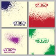 Grunge blots backgrounds N2