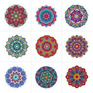 Vector mandala ornaments set N3