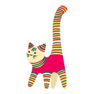 Filimonovo toy penny whistle cat