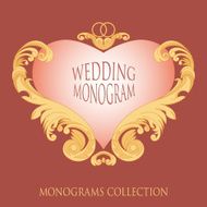 Template wedding monograms N2