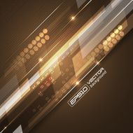 Abstract technological vector background with arrow and number scheme N2