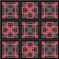 Seamless geometric background Vector pattern