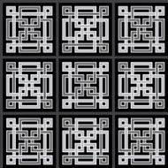 Seamless geometric background Vector pattern N2