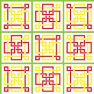Seamless geometric background Vector pattern N3