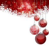 Abstract beauty Christmas and New Year background vector illust N24