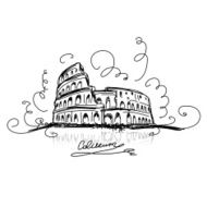 Sketch of Roman Colosseum