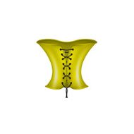 Corset in dark yellow and black design N2