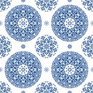 Elegant mediterranian vintage seamless pattern