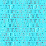 Red Blue and White Fishing Hook Pattern on Background