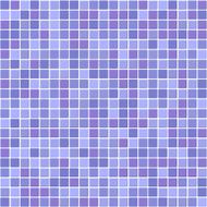 Blue Mosaic Tiles Texture with White Filling Vector