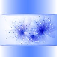 Vector background with flowers N6