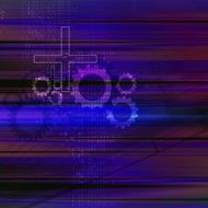 Technology Communication Abstract Background