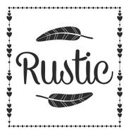 Rustic graphic design N2