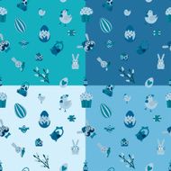 Easter Seamless Pattern N14