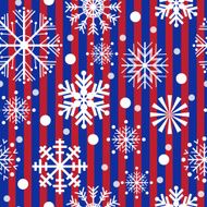 seamless pattern with snowflakes N17