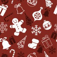 Seamless Christmas Background N21