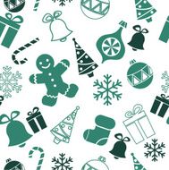 Seamless Christmas Background N22