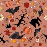 Halloween seamless pattern N33