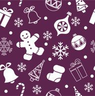 Seamless Christmas Background N24