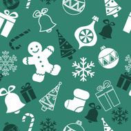Seamless Christmas Background N25