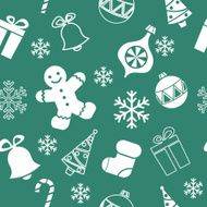 Seamless Christmas Background N26