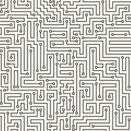 Vector seamless pattern in the form of a labyrinth