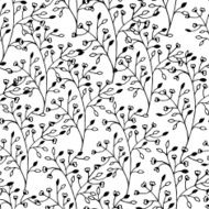 Floral vector seamless pattern N9