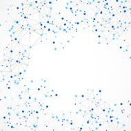 Abstract polygonal background with connecting dots and lines N2