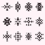 Geometric ethnic elements