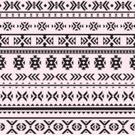 Seamless pattern with geometric motifs