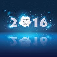 New Year Card Background - 2016 N13