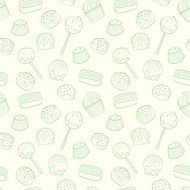 Cartoon candys pattern N2