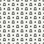 Geometric line hipster seamless pattern with trapeze Wrapping paper Background N2