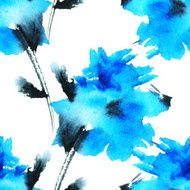 Blue Flowers N16