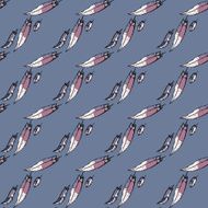 Seamless pattern with feathers N25
