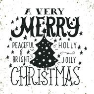 Greeting card A very Merry Christmas N2