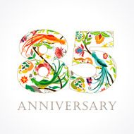 anniversary 85 ethnic numbers