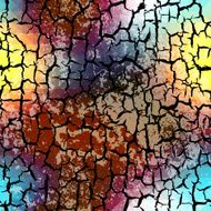 Geometric pattern with grunge effect N5