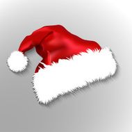 Vector of red Santa Claus hat illustration