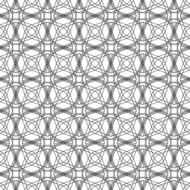 Black and white seamless pattern modern stylish N21