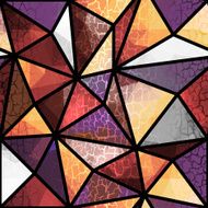 Geometric pattern with grunge effect N6