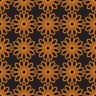 Seamless Pattern with floral ornament N26