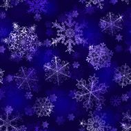 Seamless pattern of snowflakes N10
