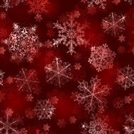 Seamless pattern of snowflakes N12