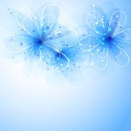 Vector background with flowers N7