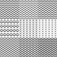 Set of Zig Zag Patterns Background Vector N2
