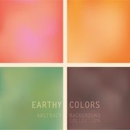 Abstract blurred background in earthy colors