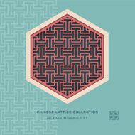 Chinese window tracery hexagon frame 97 rectangle geometry