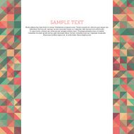 Geometric vector pattern N131
