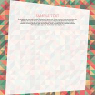 Geometric vector pattern N132